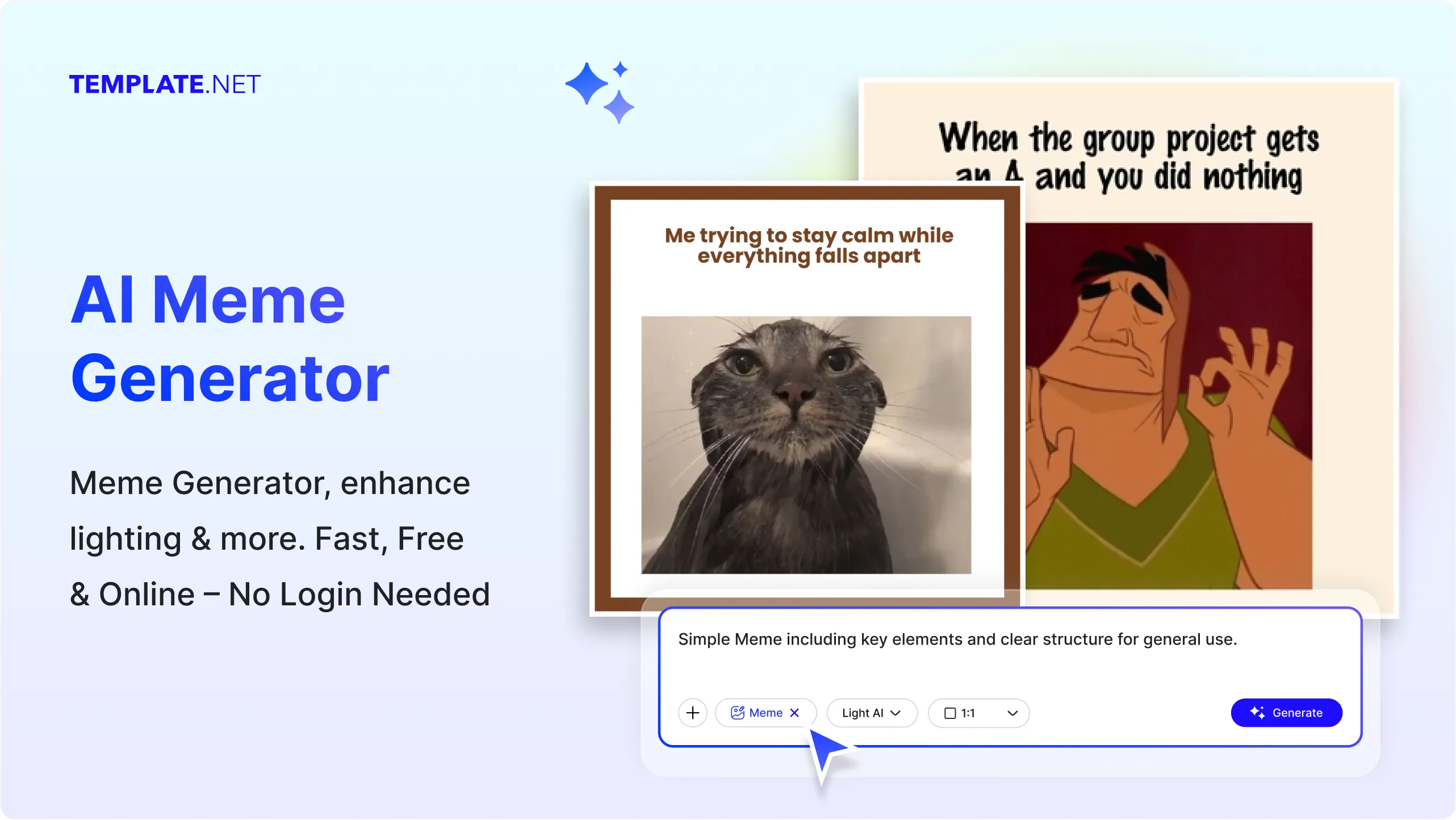 Free AI Meme Generator, Create Viral Meme Images Online [ No Signup ]